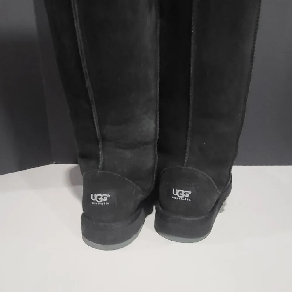 UGG Tall Dark Green Suede Boots